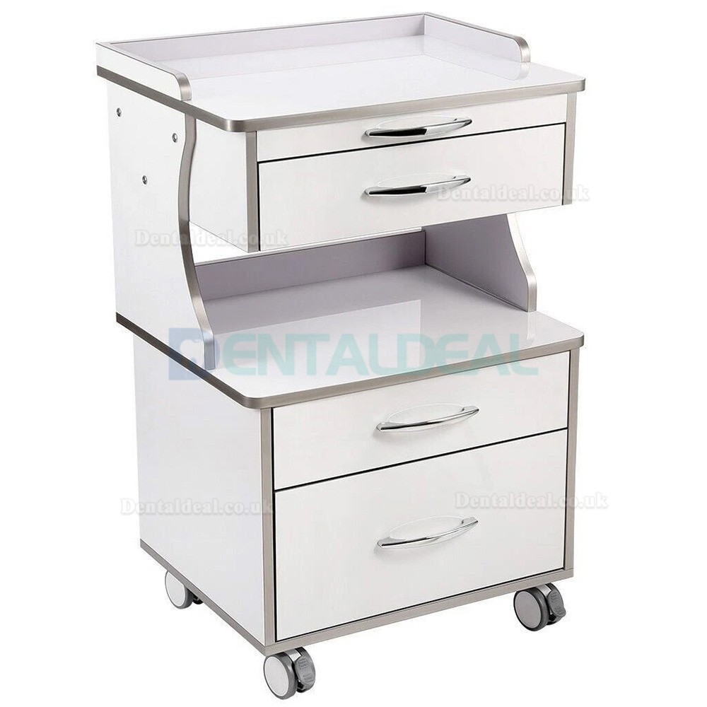 Dentech G15 Mobile Dental Surgical Instrument Trolley Cart with 3 Drawers
